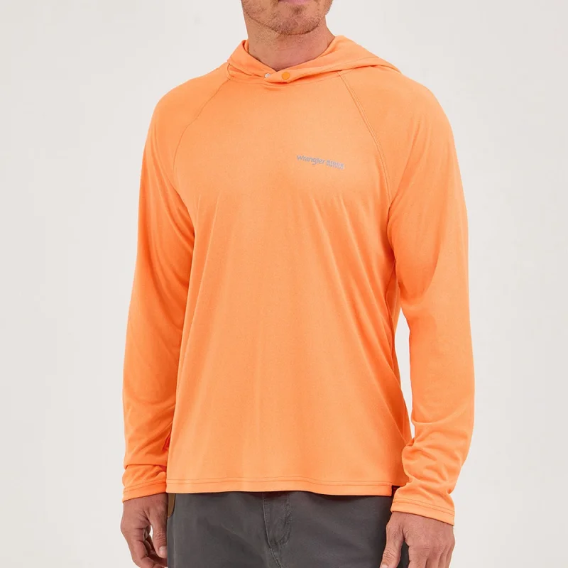 Wrangler Men's Riggs Workwear Technical Sun T-Shirt (Vibrant Orange) Size M